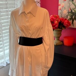 white dress shirt/blouse